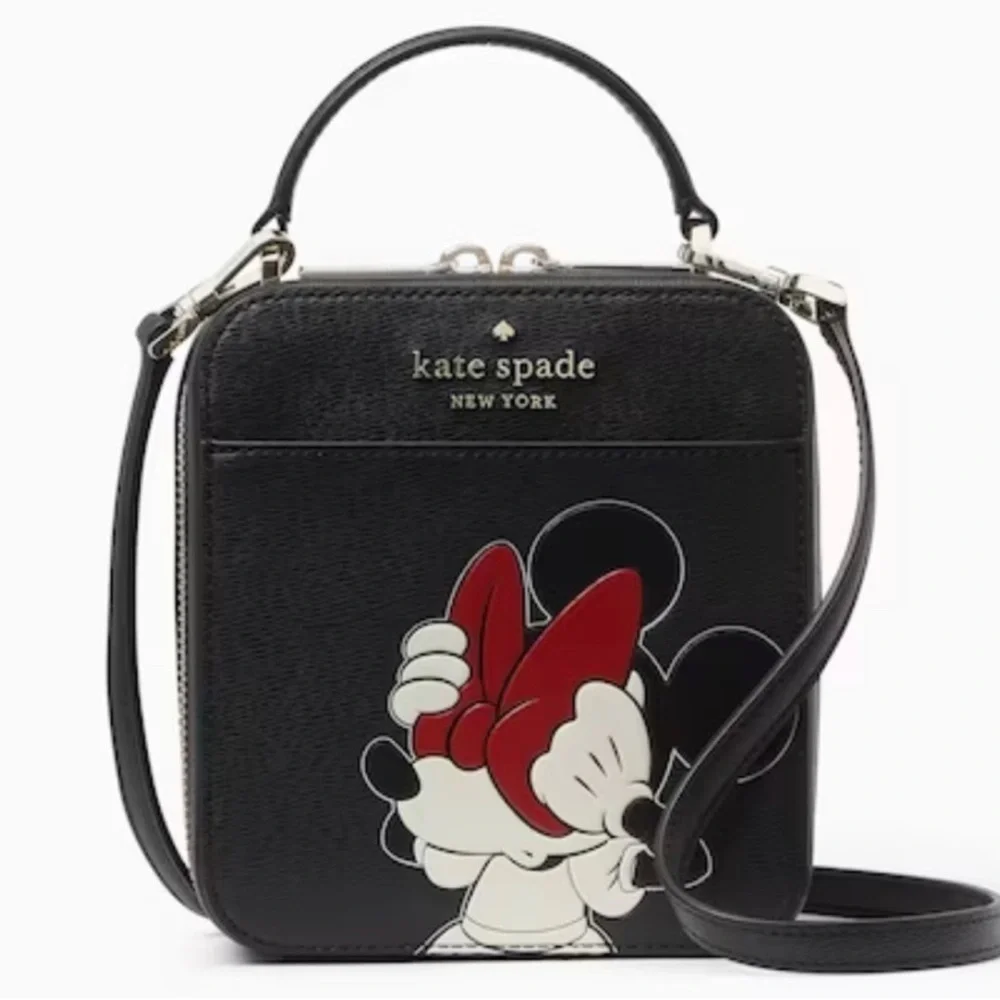 New Disney X Kate Spade New York Minnie Mouse Daisy Vanity Crossbody Bag…